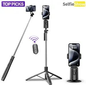 Smart AI face recognition phone tripod, 360° rotation