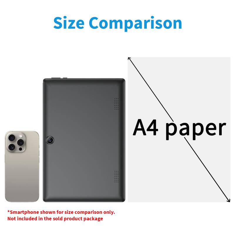 Android 15 10.1-inch 2-in-1 Portable Tablet